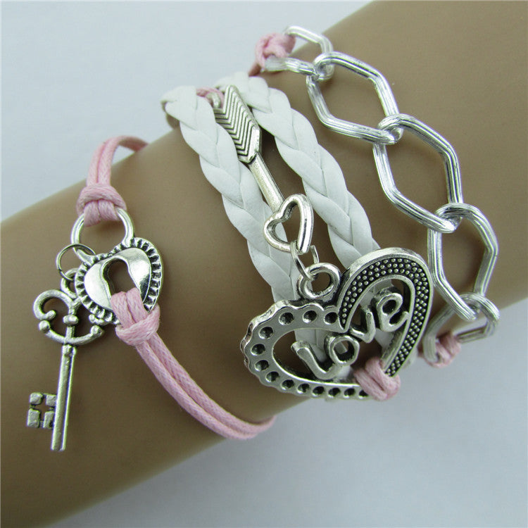 Love Lock DIY Woven Bracelet - Oh Yours Fashion - 1