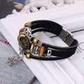 Korea Style Snowflake Leather Bracelet - Oh Yours Fashion - 4