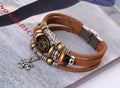 Korea Style Snowflake Leather Bracelet - Oh Yours Fashion - 5