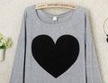 2016 Heart Pattern Long Sleeve T-Shirt - O Yours Fashion - 7
