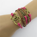 Eiffel Tower Heart Multilayer Woven Bracelet - Oh Yours Fashion - 2