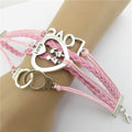 Love Heart Multielement Weaving Handcuffs Bracelet - Oh Yours Fashion - 6