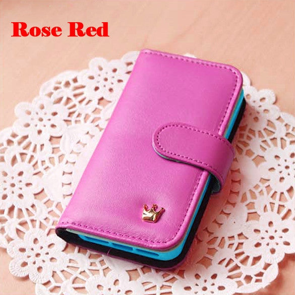 For Apple iPhone 5 5s Slim Luxury Case Cover Flip Leather Hot - Oh Yours Fashion - 9