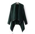 Long Irregular Thickening Woolen Overcoat - OhYoursFashion - 12