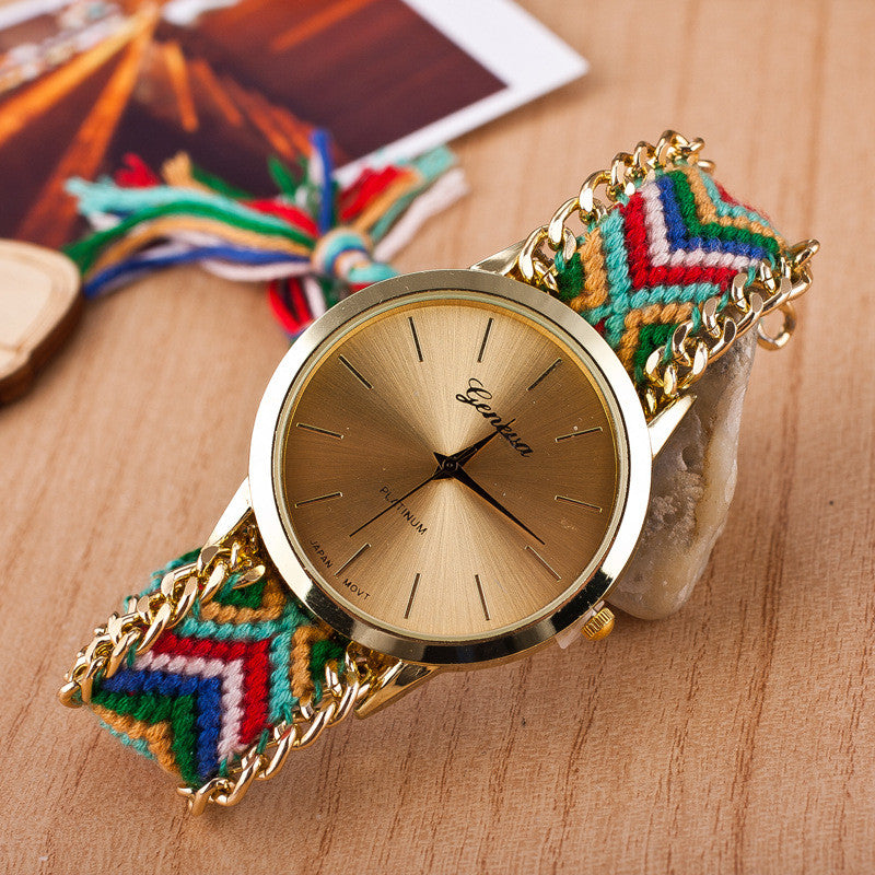 National Style Woven DIY Watch - Oh Yours Fashion - 7