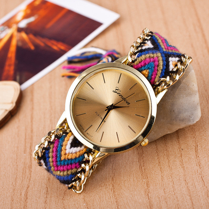 National Style Woven DIY Watch - Oh Yours Fashion - 12