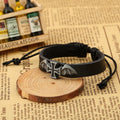 Personality Cross Decorate Leather Bracelet - Oh Yours Fashion - 5