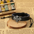 Personality Cross Decorate Leather Bracelet - Oh Yours Fashion - 6