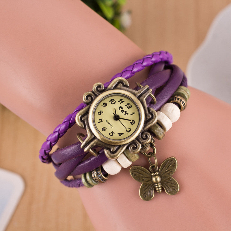 Retro Style Butterfly Bracelet Watch - Oh Yours Fashion - 1