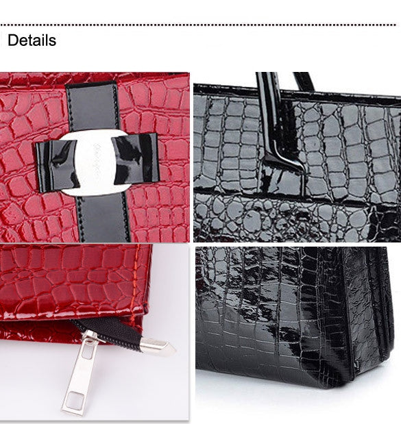Europe Luxury OL Ladies Animal Pattern Handbag Tote Shoulder Bag - Oh Yours Fashion - 7