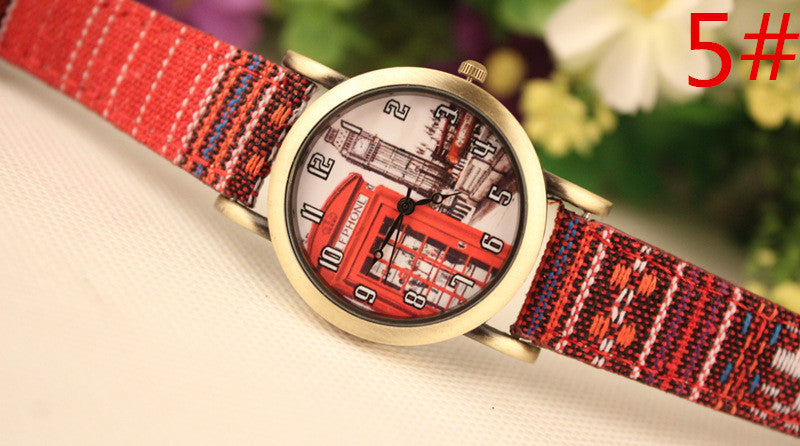 Retro Print Lady's Wrist Watch - Oh Yours Fashion - 7