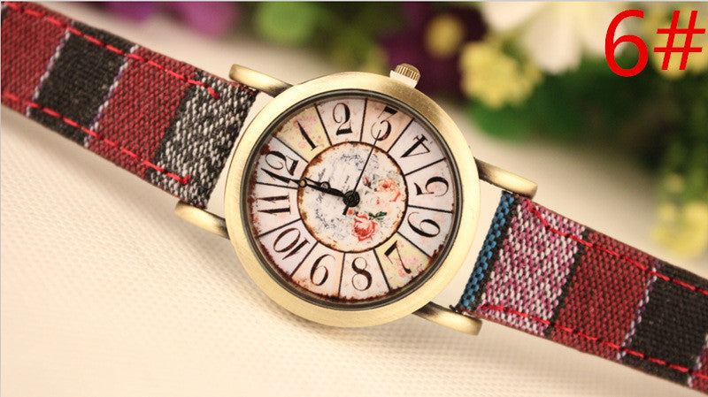 Retro Print Lady's Wrist Watch - Oh Yours Fashion - 8