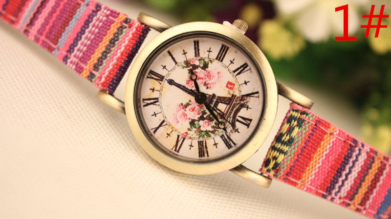 Retro Print Lady's Wrist Watch - Oh Yours Fashion - 2