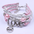 Cute Puppy Pearl Love Woven Bracelet - Oh Yours Fashion - 2