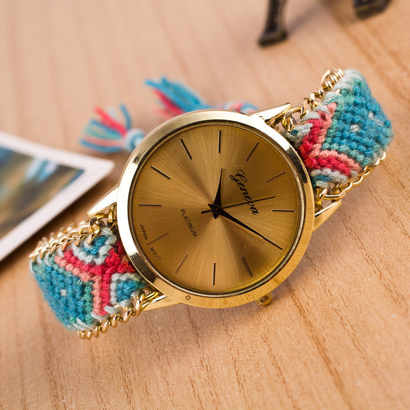 National Style Woven DIY Watch - Oh Yours Fashion - 3