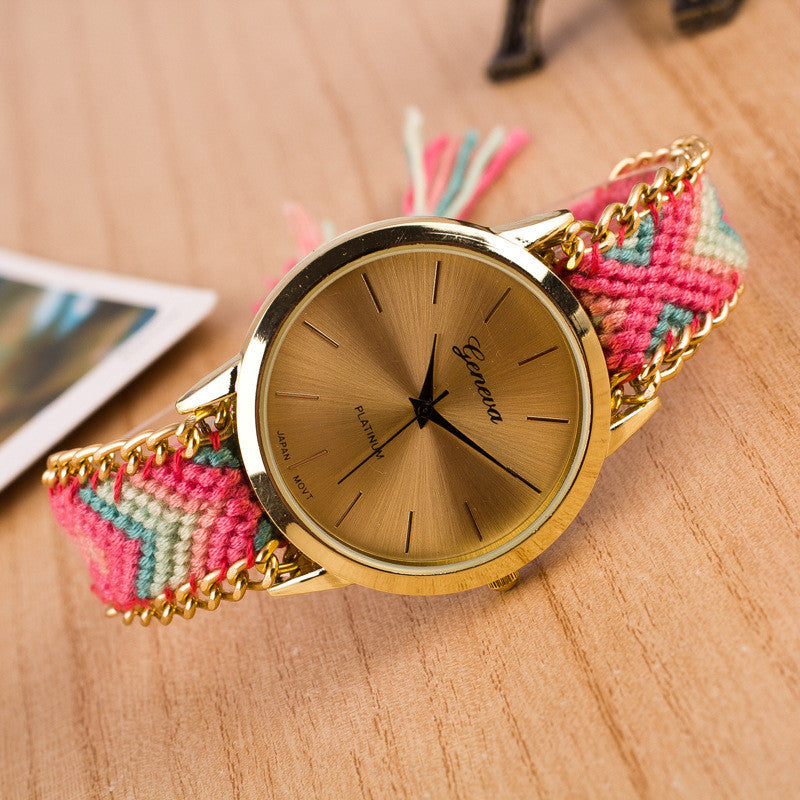 National Style Woven DIY Watch - Oh Yours Fashion - 4