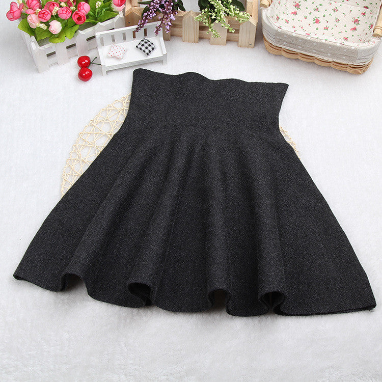 Fashion Knit Pleated Pure Color A-line Mini Skirt - Oh Yours Fashion - 4