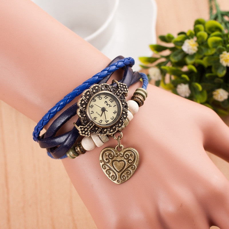 Retro Style Heart Double Arrow Watch - Oh Yours Fashion - 4