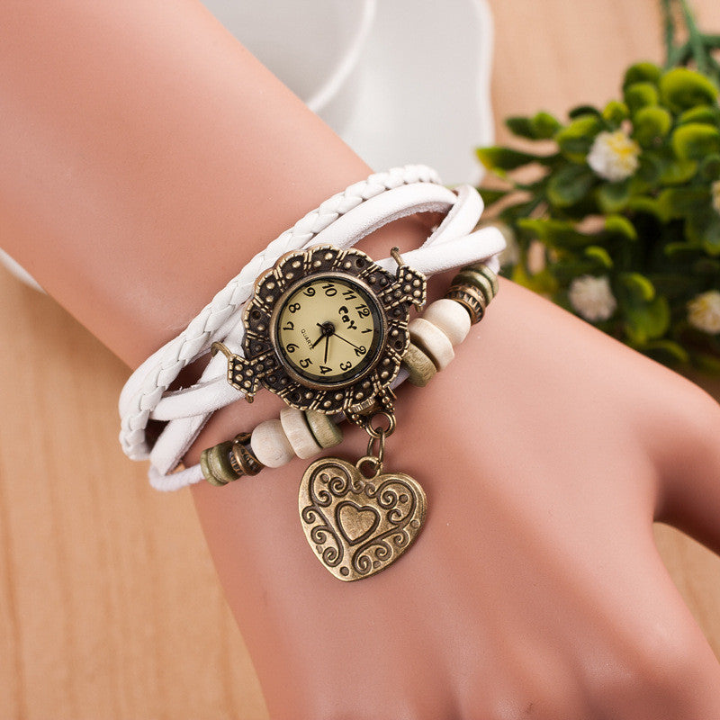 Retro Style Heart Double Arrow Watch - Oh Yours Fashion - 8