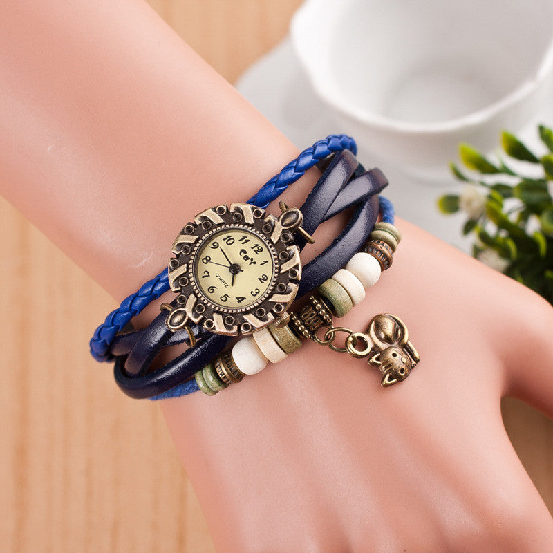 Cute Cat Multilayer Bracelet Watch - Oh Yours Fashion - 5