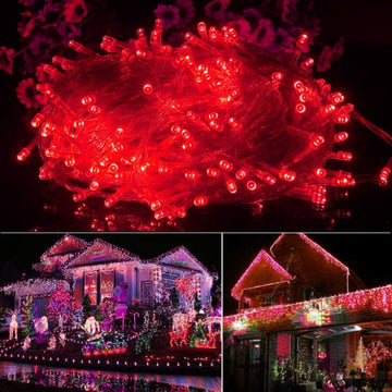 20M 200LED Bulbs Christmas Fairy Party String Lights Waterproof Red 110V US - Oh Yours Fashion