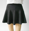 Fashion Knit Pleated Pure Color A-line Mini Skirt - Oh Yours Fashion - 3