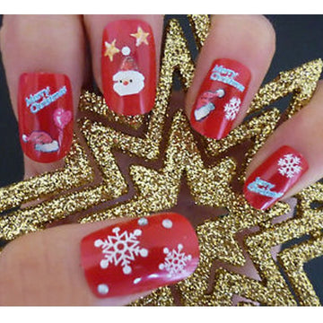 Christmas Snowflakes Design 3D Nail Art Stickers Decals 12 Sheet - Oh Yours Fashion - 1