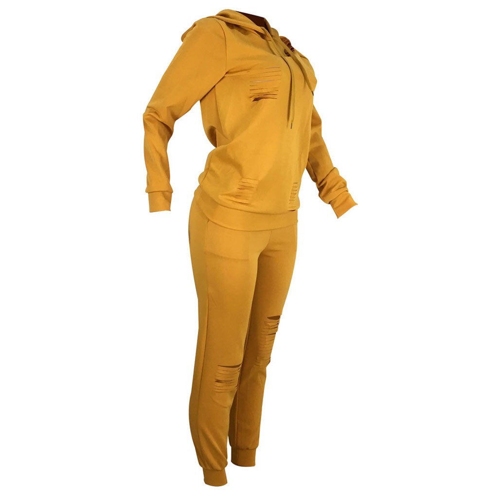 Casual Tracksuit For Women Two Piece Set Hoodies Tight Sportswear 6 Pieces Running Sports Suit For Women Suits