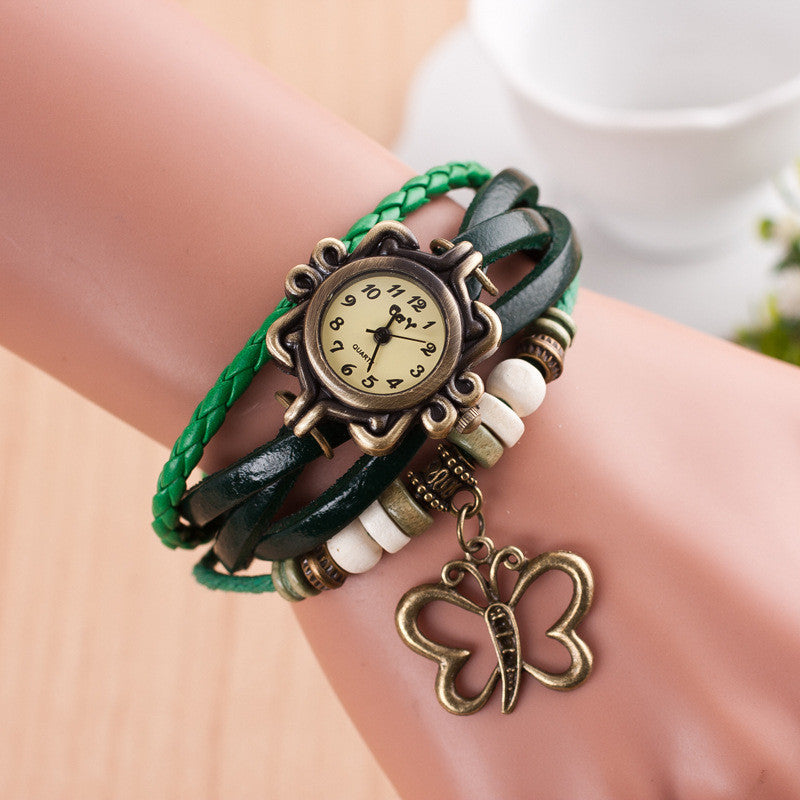 Hollow Out Butterfly Multilayer Watch - Oh Yours Fashion - 3