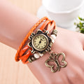 Hollow Out Butterfly Multilayer Watch - Oh Yours Fashion - 7