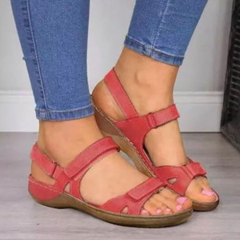 Summer Open Toe Comfortable Flat Sandals