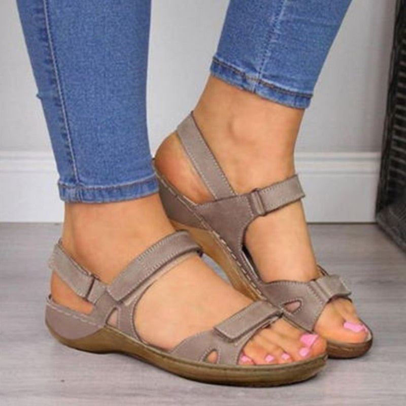 Summer Open Toe Comfortable Flat Sandals