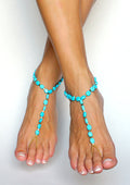 Blue Tophus Beads Single Anklet - Oh Yours Fashion - 2
