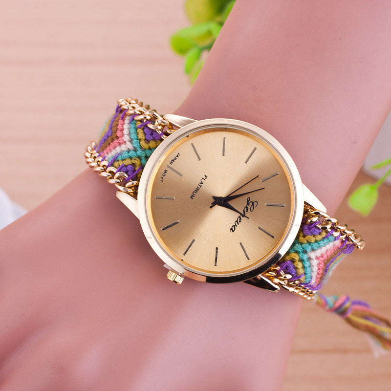 National Style Woven DIY Watch - Oh Yours Fashion - 6