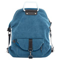 Foldable Pure Color Leather Hardware Canvas Backpack - Oh Yours Fashion - 3