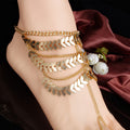 Exaggerate Multilayer Tassels Anklet - Oh Yours Fashion - 2