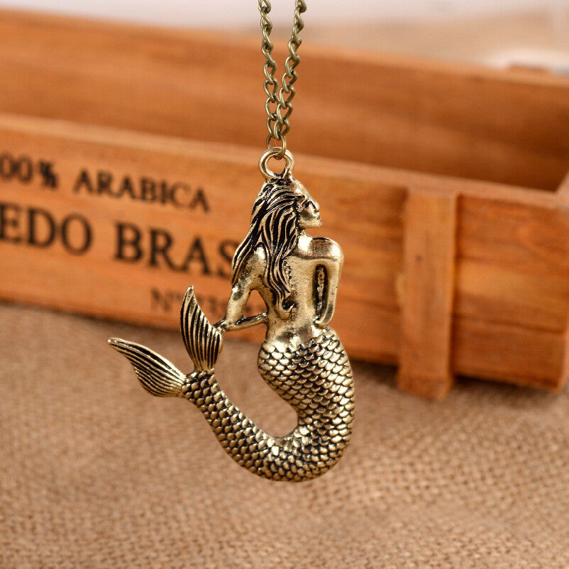 Beautiful Mermaid Pendant Necklace - Oh Yours Fashion - 1