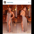 Shinning One Shoulder Backless Long Party Dress - OhYoursFashion - 7