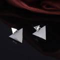 Street Fashion Asymmetric Geometric Triangle Earrings - Oh Yours Fashion - 3