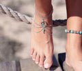 National Style Hollow Out Droplets Anklet - Oh Yours Fashion - 5