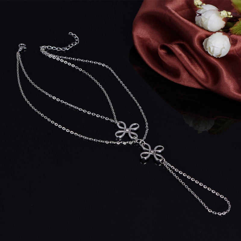 Chinese Knot Multilayer Anklet - Oh Yours Fashion - 4