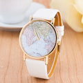 The World Map Faux Leather Strap Watch - Oh Yours Fashion - 6
