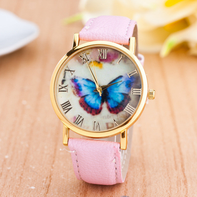 Romantic Butterfly Print Watch - Oh Yours Fashion - 4