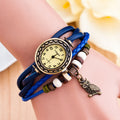 Retro Owl Pendant Woven Bracelet Watch - Oh Yours Fashion - 5
