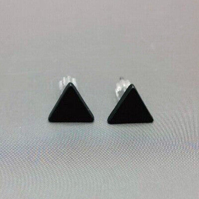 Triangle Geometry Stereo Stud Earrings - Oh Yours Fashion - 1