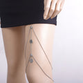Exaggerate Sexy Coin Tassel Leg Chain - Oh Yours Fashion - 3