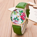Floral Print Crystal Fashion Watch - Oh Yours Fashion - 4