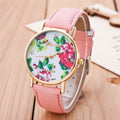 Floral Print Crystal Fashion Watch - Oh Yours Fashion - 11