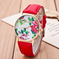Floral Print Crystal Fashion Watch - Oh Yours Fashion - 3