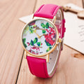 Floral Print Crystal Fashion Watch - Oh Yours Fashion - 6